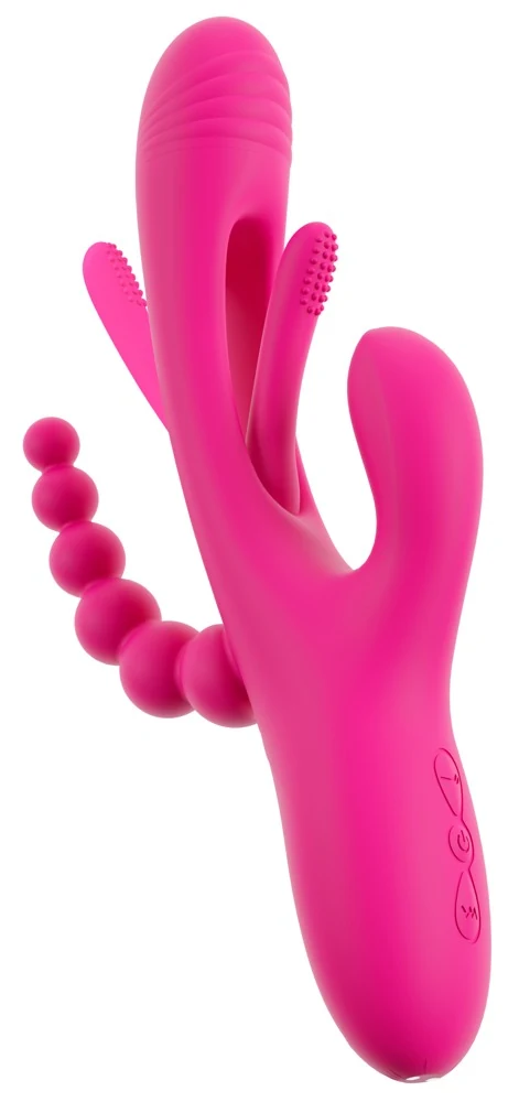 Sweet Smile Triple Vibe With Flicking Tongue 24,4 cm vibrator