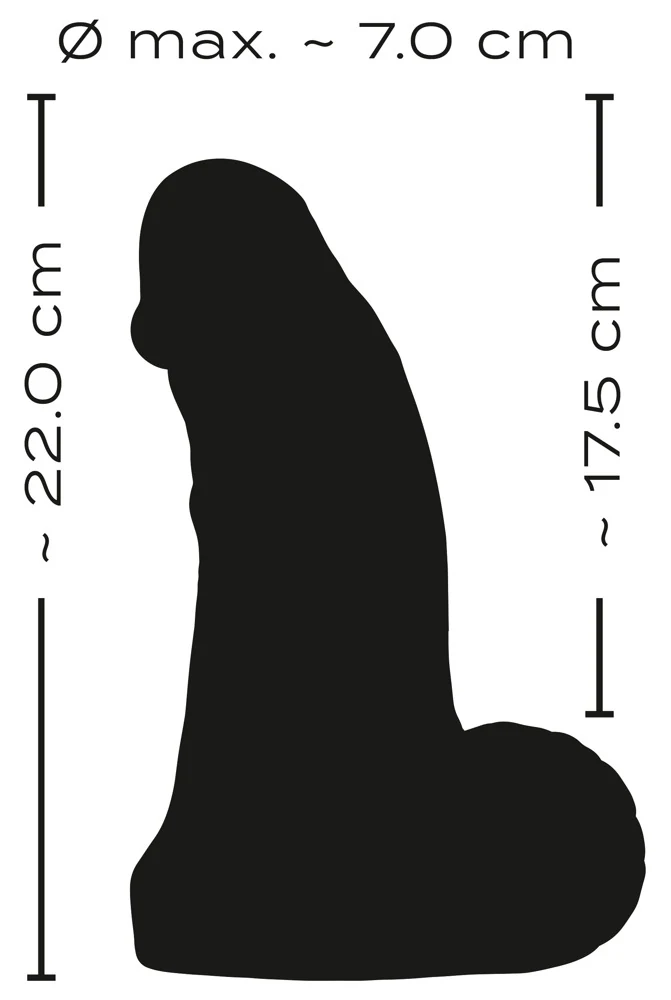 Realistixxx Real Giant 22 cm dildo