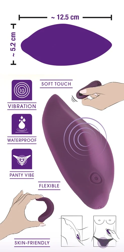 Sweet Smile Panty Vibrator 11,5 cm