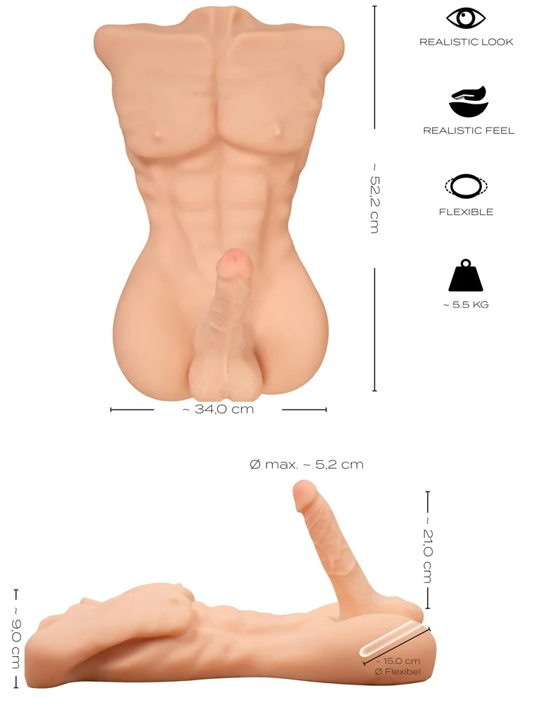Realistixxx Deluxe Man masturbator