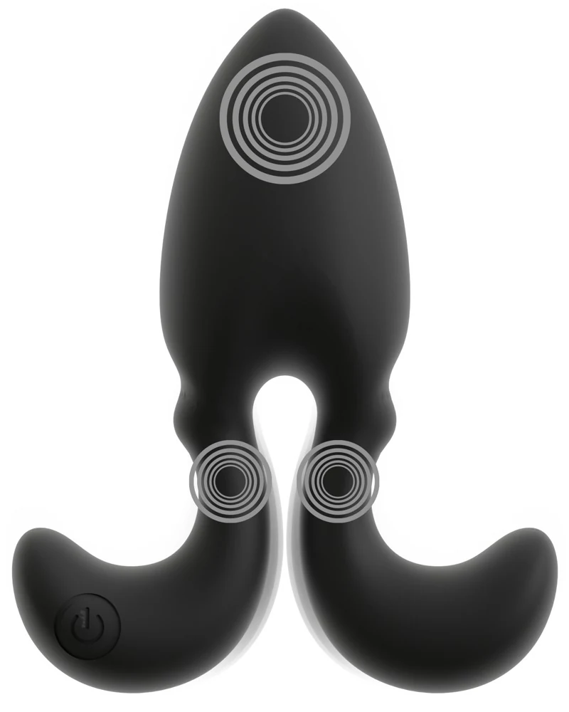ANOS RC Vibrating Butt Plug with Flexible Arm 10,2 cm anal toy