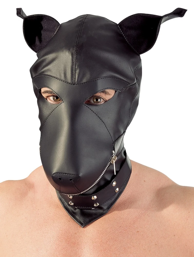 fetish Collection Dog Mask masken knebel