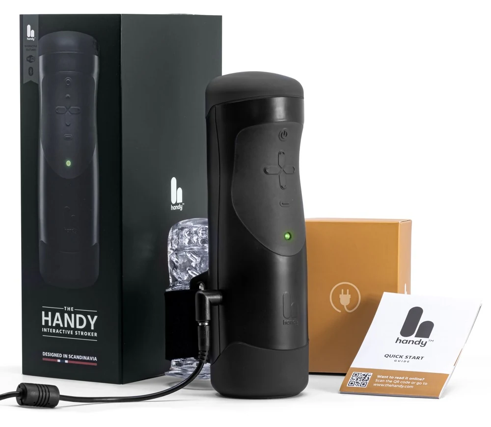 The Handy Interactive Stroker masturbator
