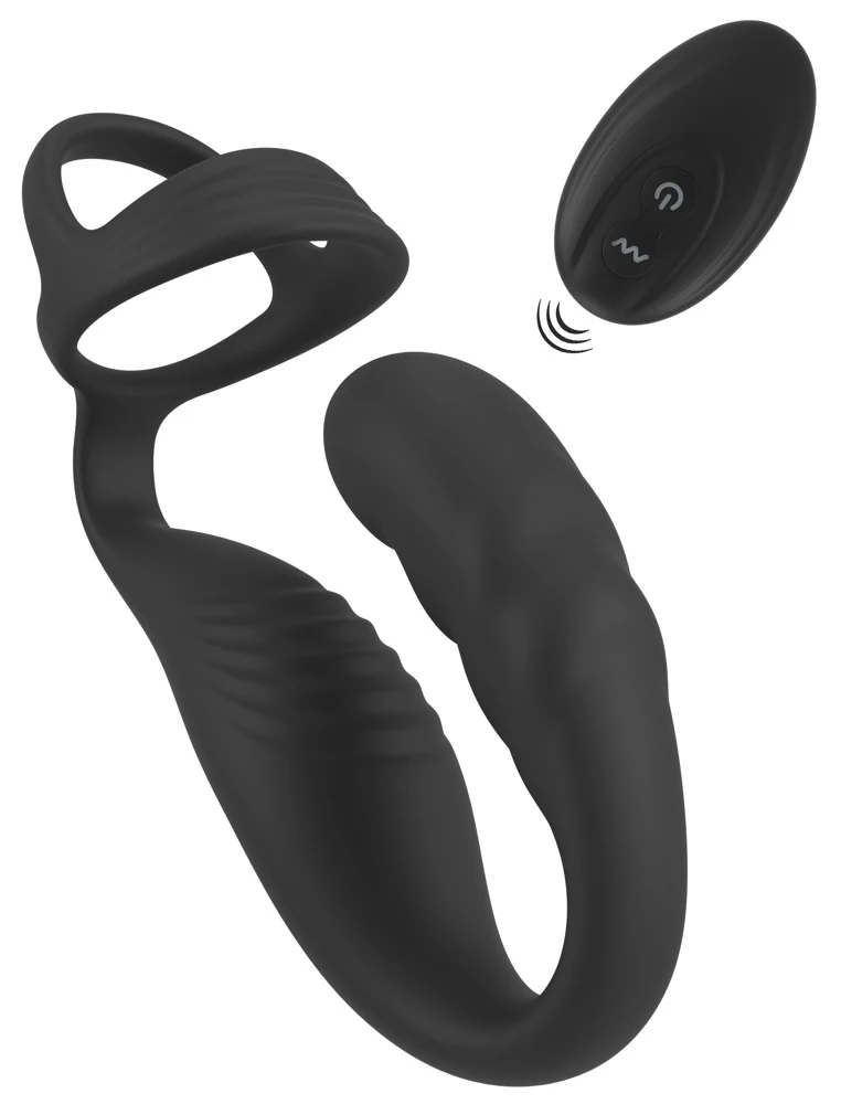 Rebel Cock Ring with RC Prostate Plug vibrator