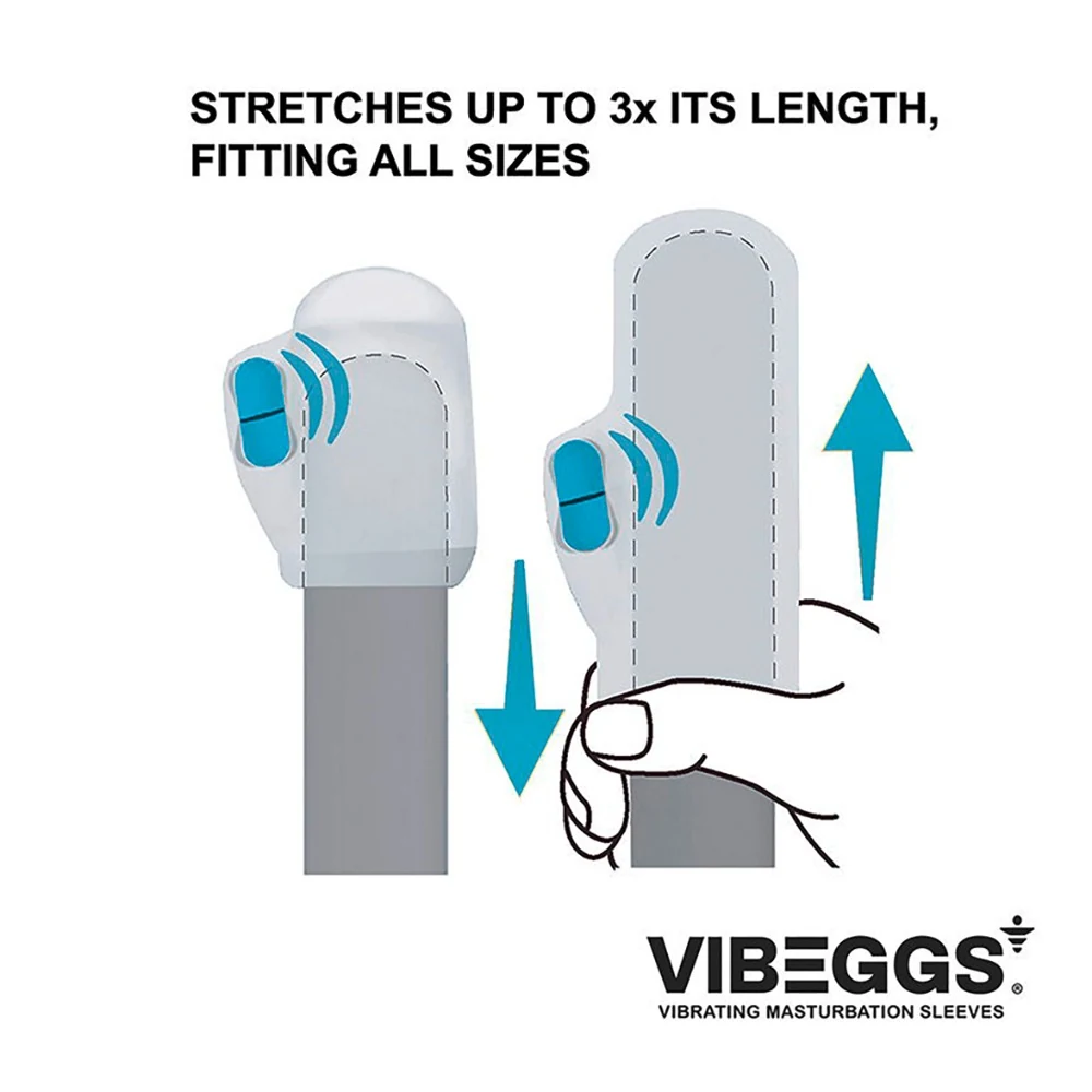Vibeggs Vibrating Masturbation Sleeve masturbator