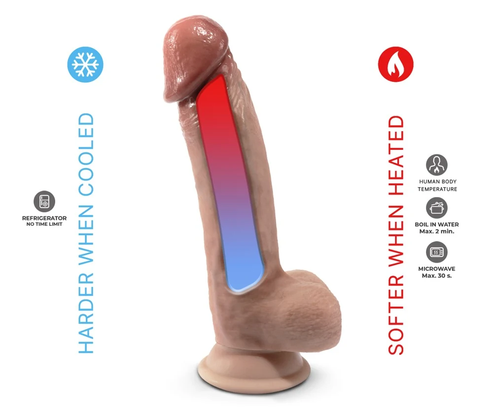 SILEXD Model 1 Premium Real Skin 20,5 cm dildo