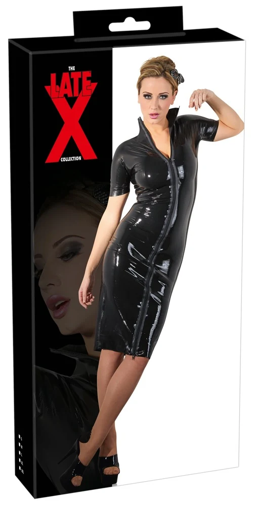 Late X Kleid aus Latex