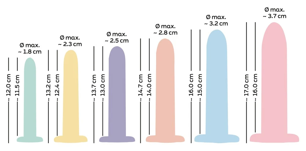 You2Toys Six in a Row dildo