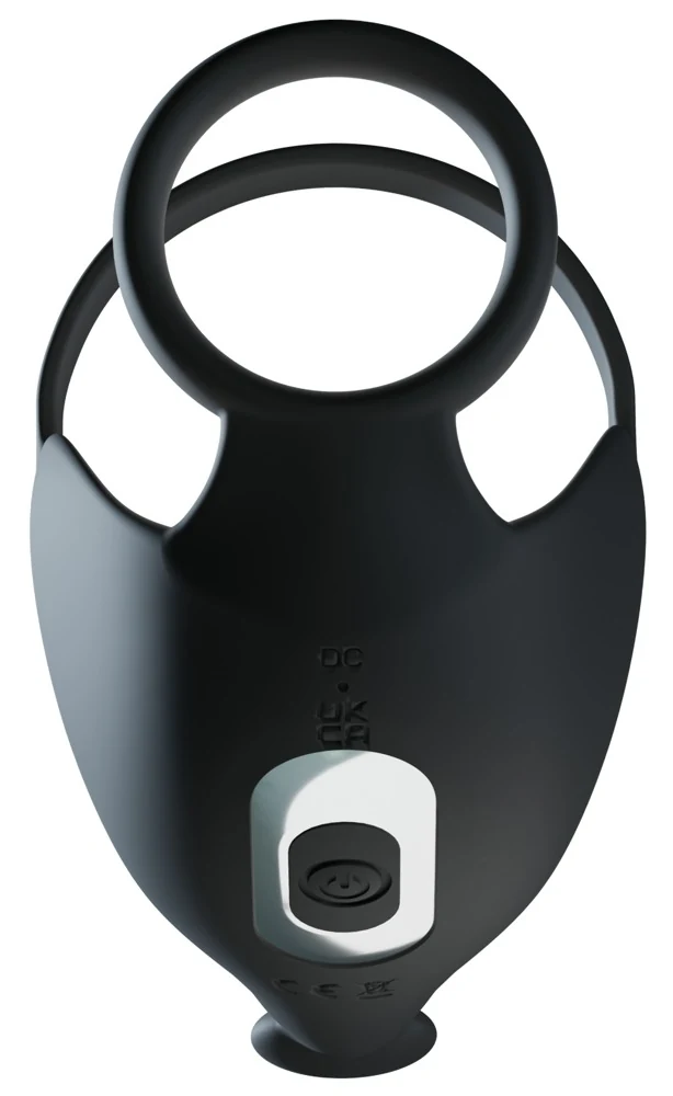 Rebel Cock ring with RC ball massager penisring