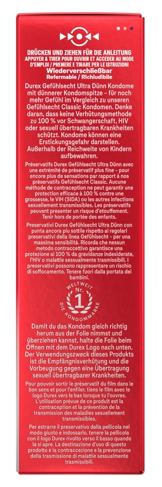 Durex Gefühlsecht Ultra dünn kondome