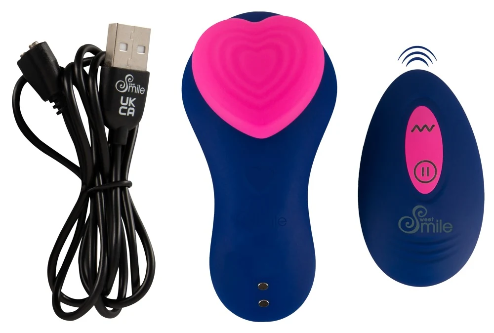Sweet Smile RC Panty Vibrator Heart 10 cm