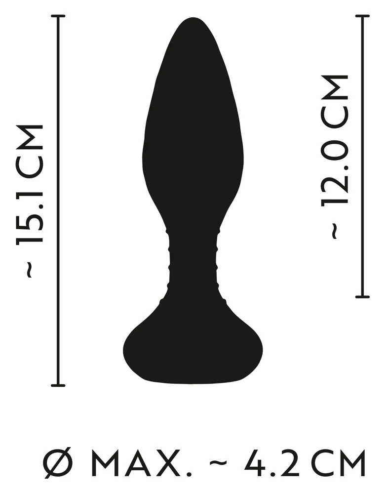ANOS Remote Controlled Butt Plug 15,1 cm anal toy
