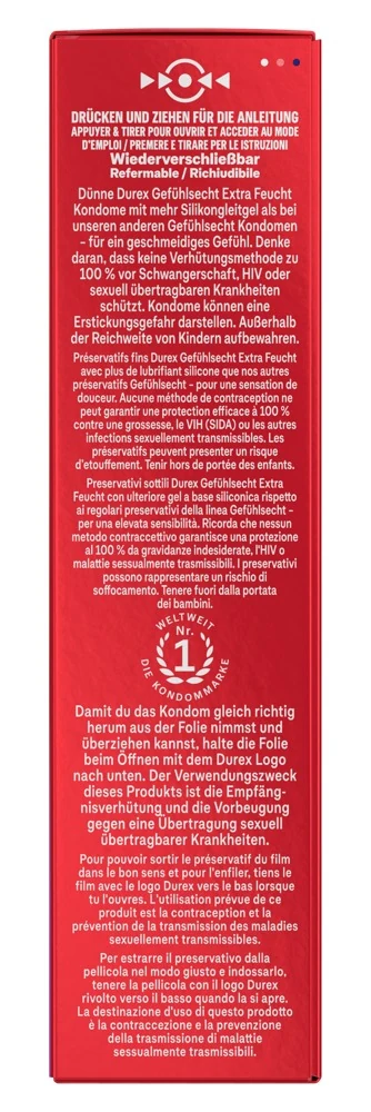 Durex Gefühlsecht Extra Feucht kondome