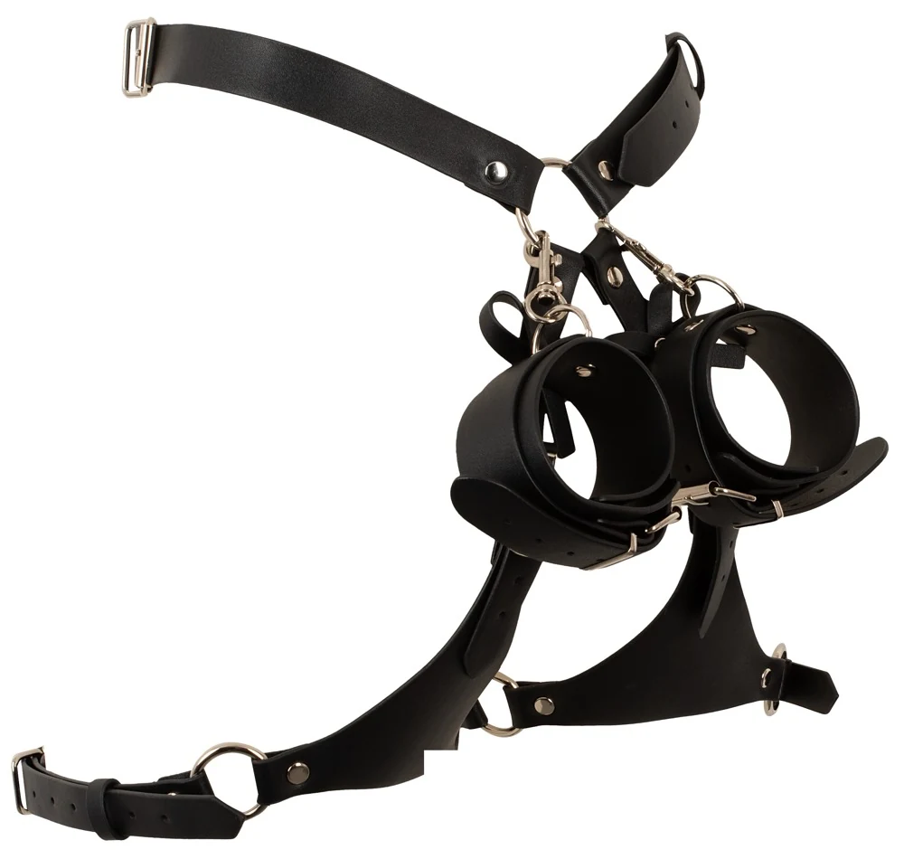 Bad Kitty Harness with Cuffs bondage fesseln