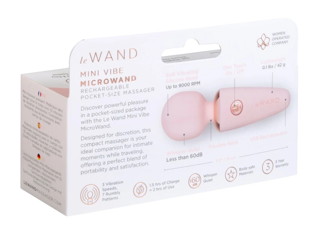 le Wand Mini Vibe Microwand vibrator