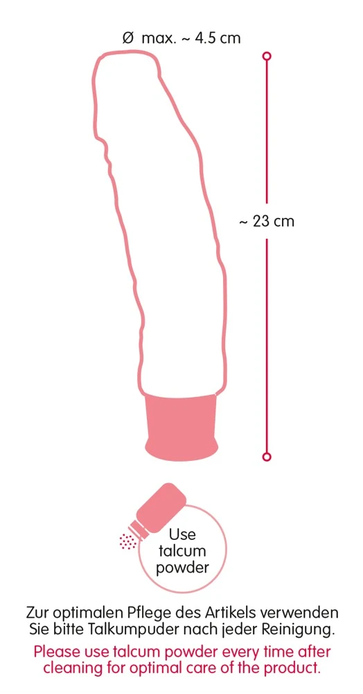 Nature Skin Big Vibe 23 cm vibrator