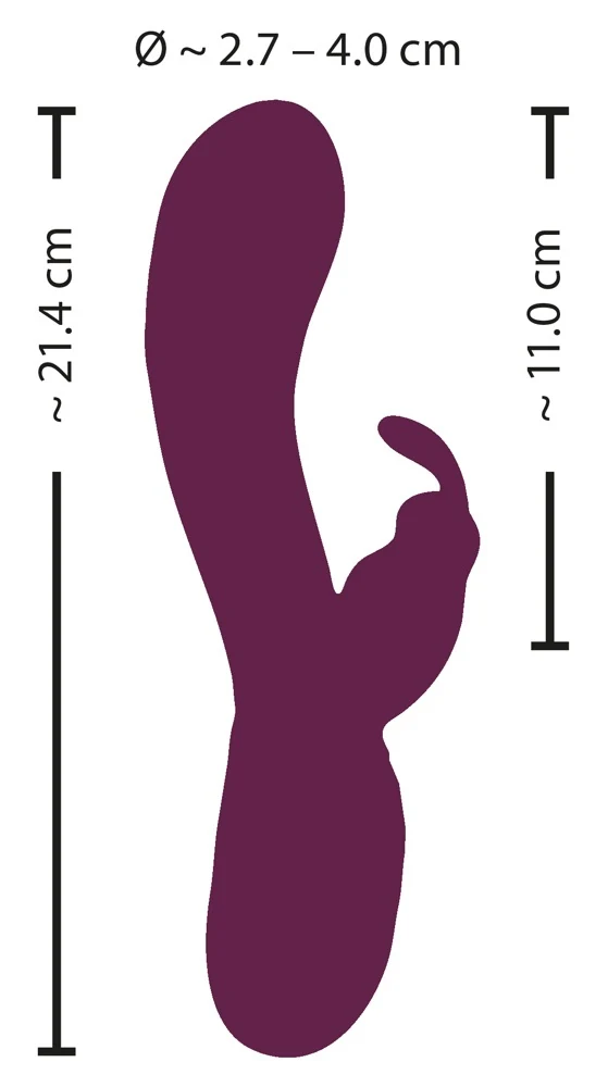 Sweet Smile G-Spot Rabbit Vibrator 21,4 cm