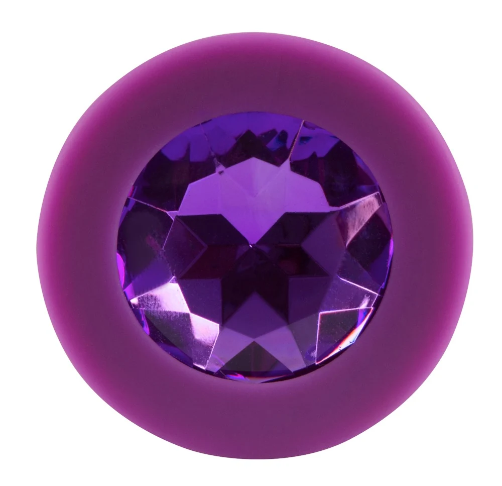 Colorful Joy Jewel Purple Plug Medium 8 cm anal toy