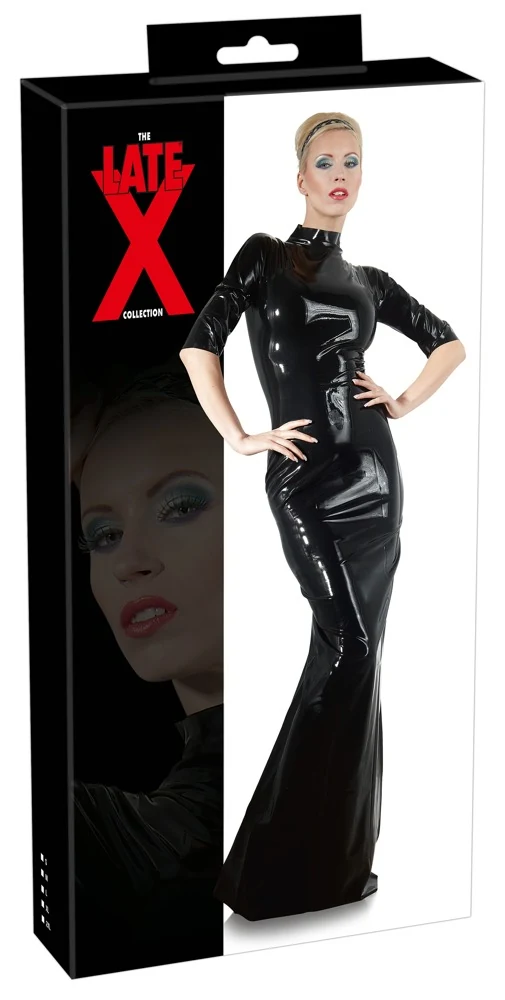 Late X Kleid aus Latex
