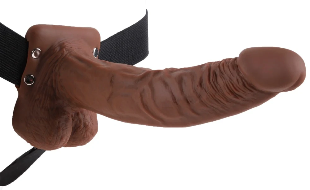 FF Series 9“ Hollow Strap-on with Balls