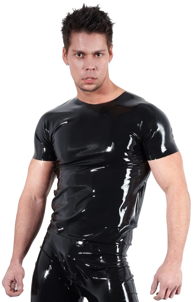 Late X Shirt aus Latex