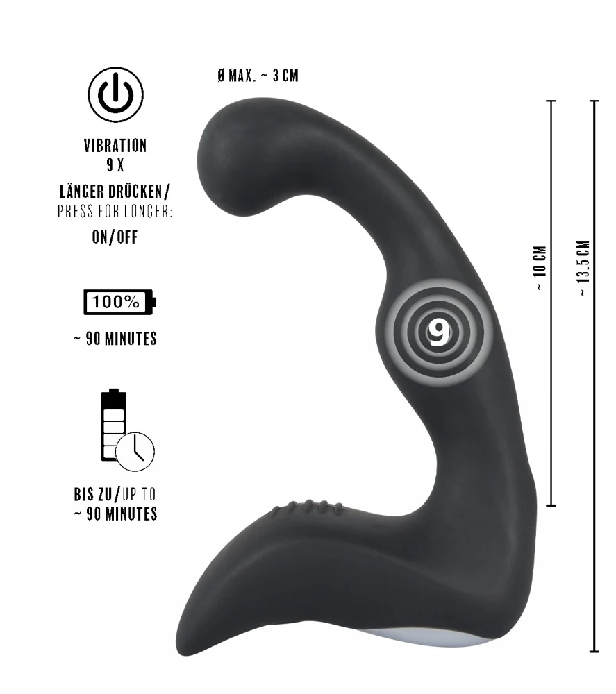 Rebel Prostatavibrator 14,6 cm anal toy