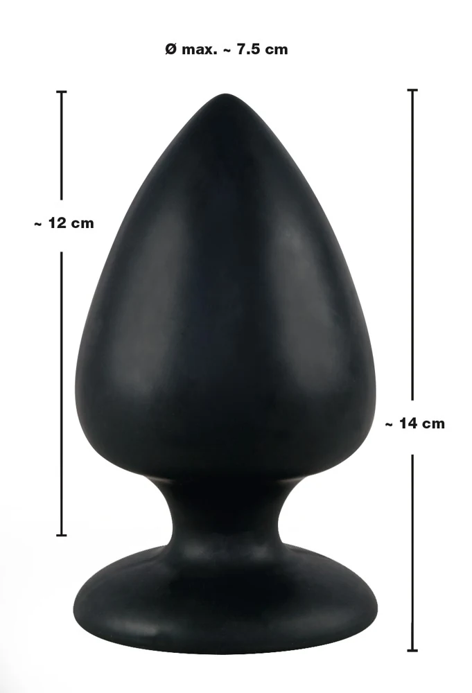 Black Velvets Butt Plug Extra 14 cm anal toy
