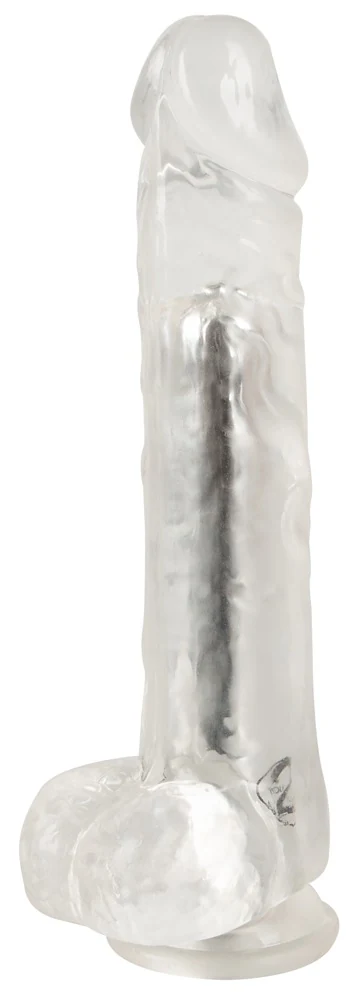 Crystal Vibrator mit Saugfuß 24,5 cm
