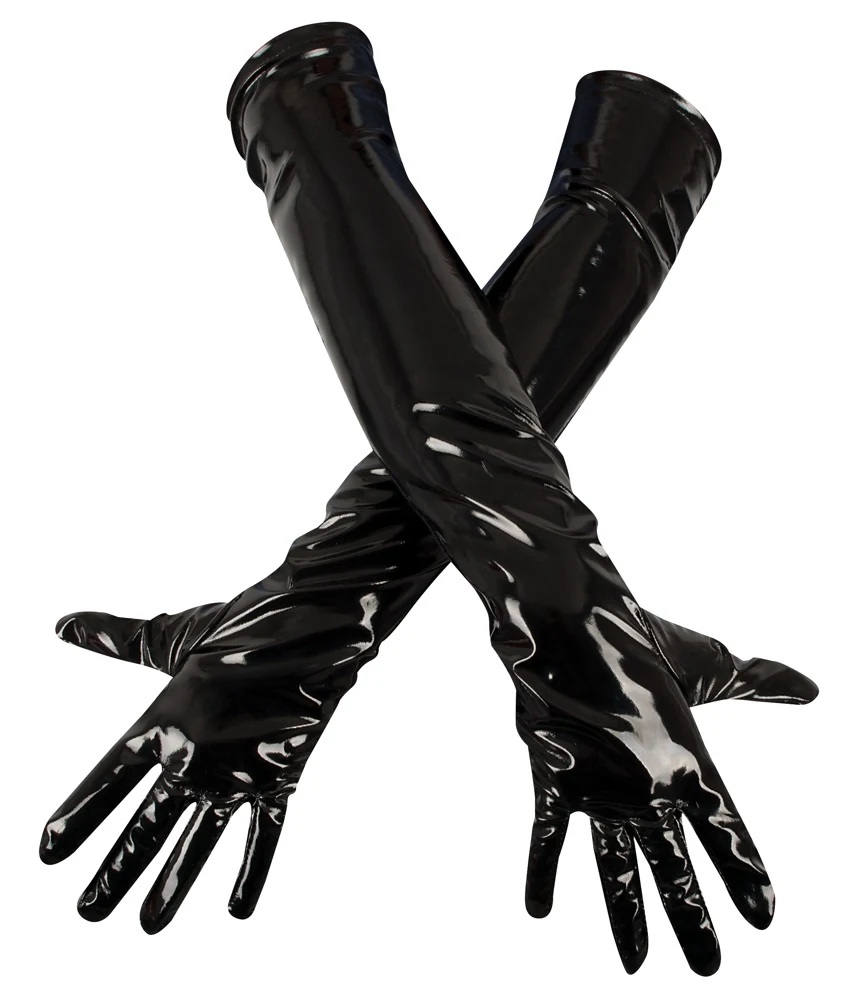 Black Level Handschuhe aus Lack