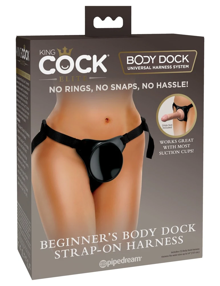 King Cock Elite Beginner's Body Dock Strap-on Harness