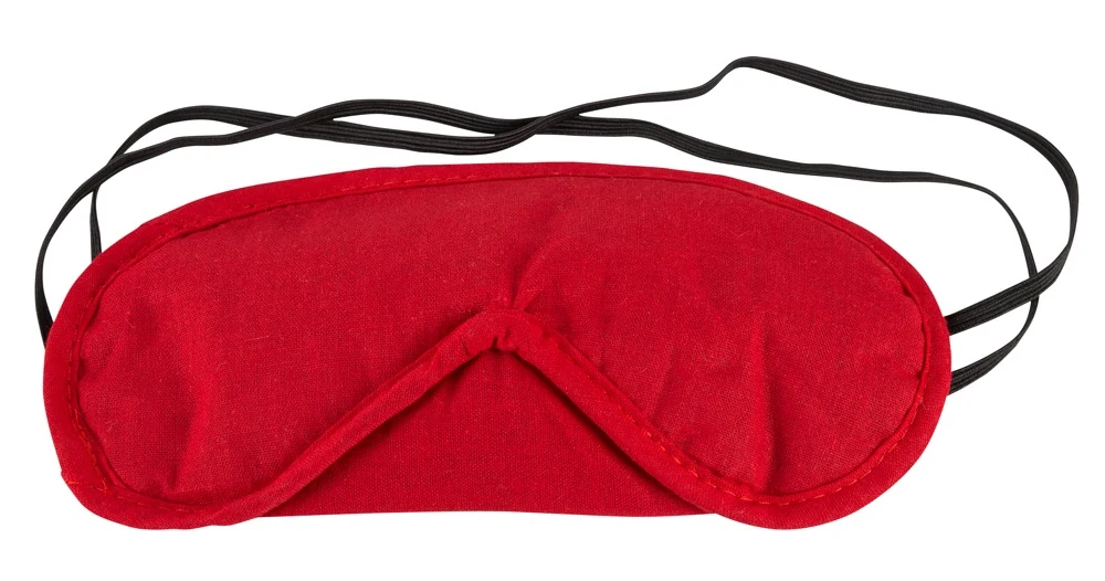 Cottelli ACCESSOIRES Augenmasken-Set rot/schwarz masken knebel