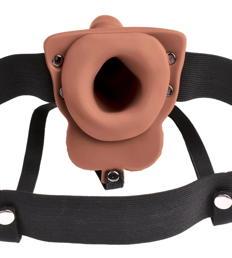 FF Series 6“ Hollow Strap-on with Balls