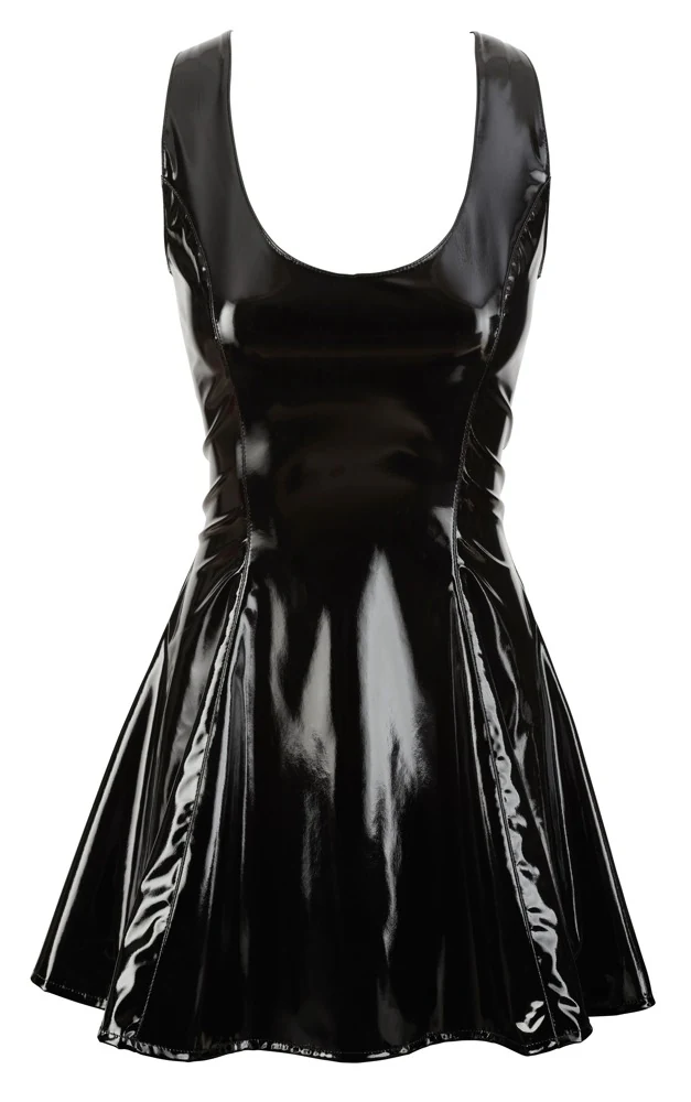 Black Level Kleid aus Lack