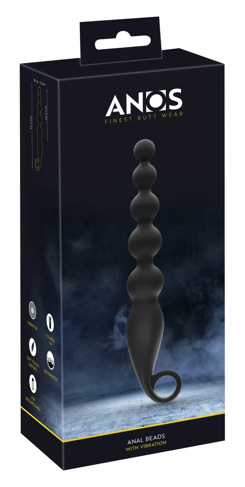 ANOS Anal Beads with Vibration 22,1 cm toy