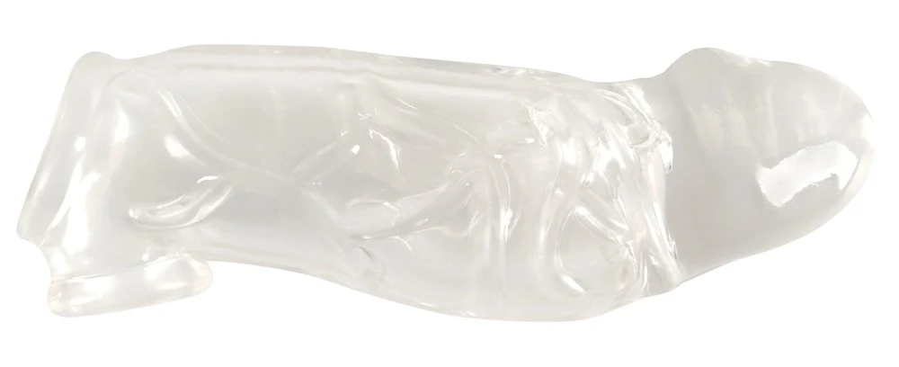 Crystal Penis Sleeve with extension ball ring penishülle