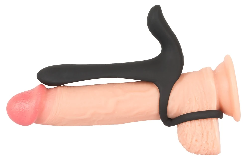 Black Velvets Couple's Vibrator penisring