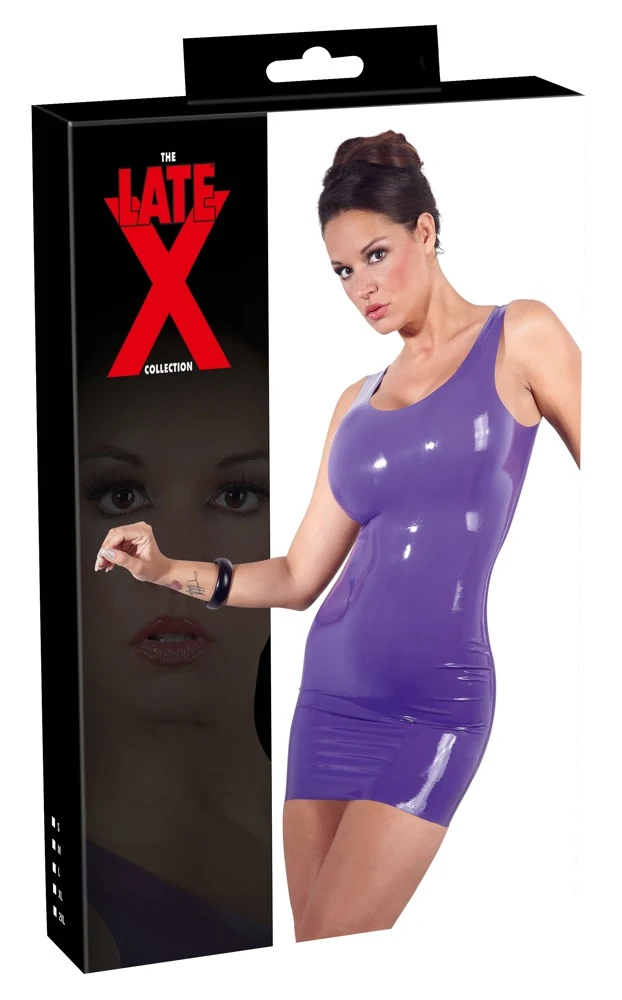 Late X Kleid aus Latex