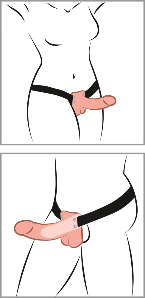 FF Series Hollow Strap-on with Balls