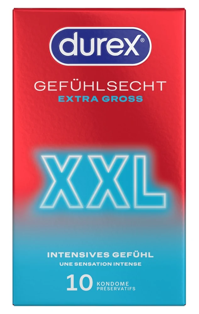 Durex Gefühlsecht Extra groß XXL kondome