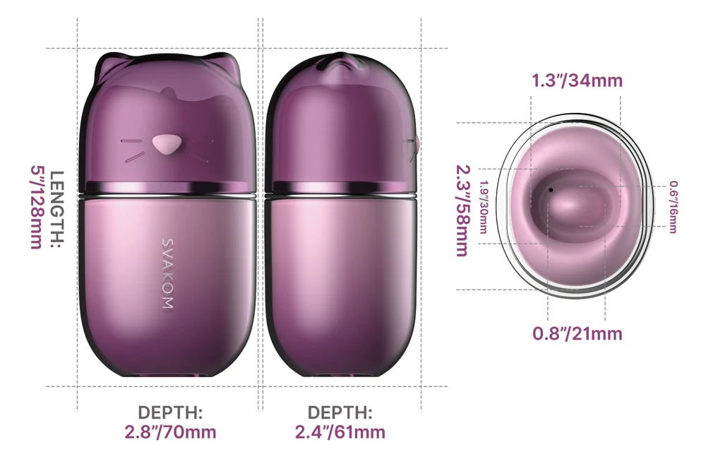 SVAKOM Klitty 12,8 cm vibrator