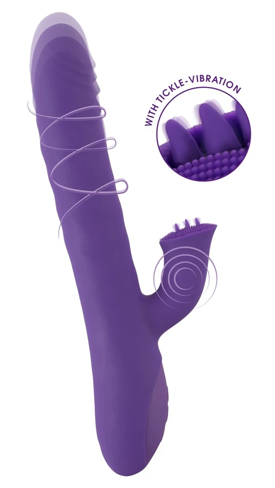 Sweet Smile Thrusting Rotating Pearl Vibrator 24,7 cm