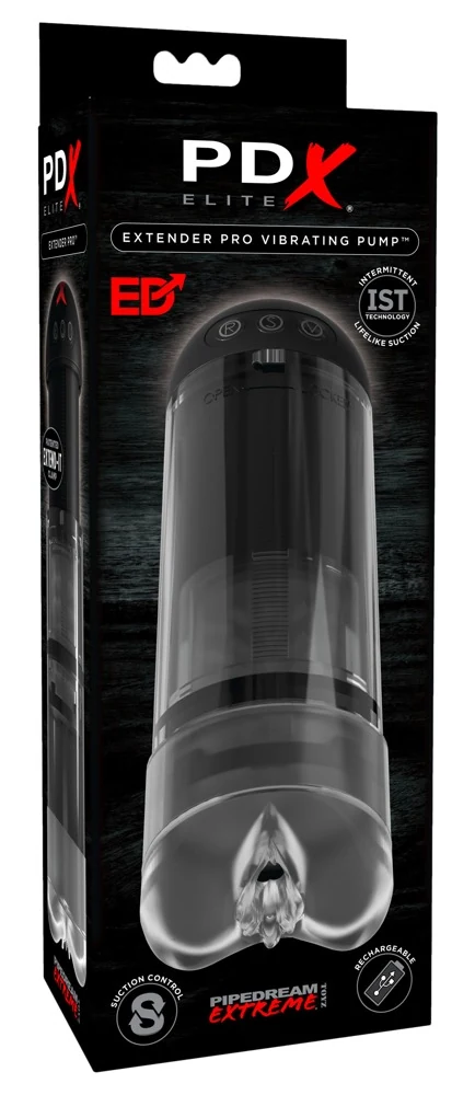 PDX Elite Extender Pro Vibrating Pump masturbator