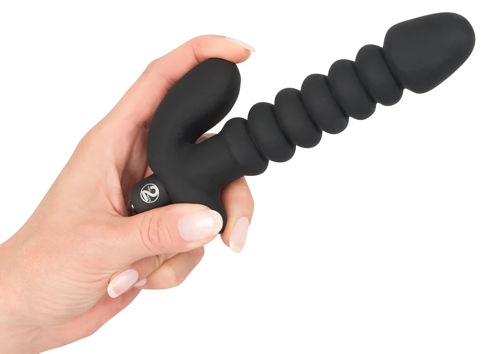 Black Velvets Vibrating plug medium 17 cm vibrator