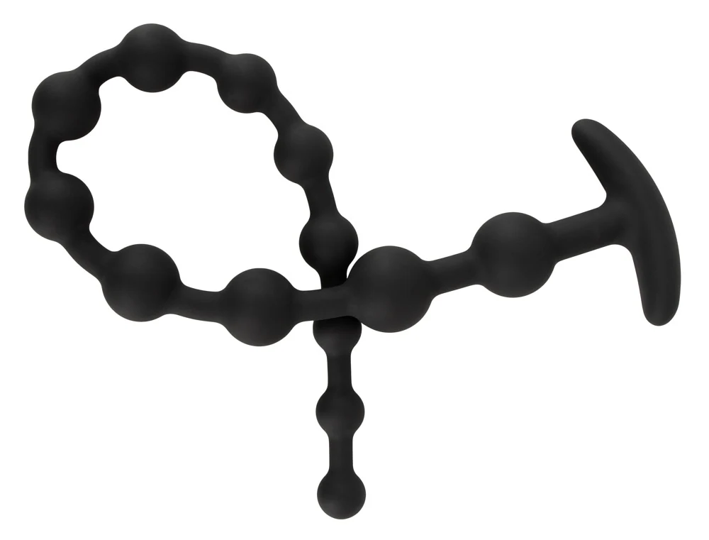 Black Velvets Anal beads 50 cm toy