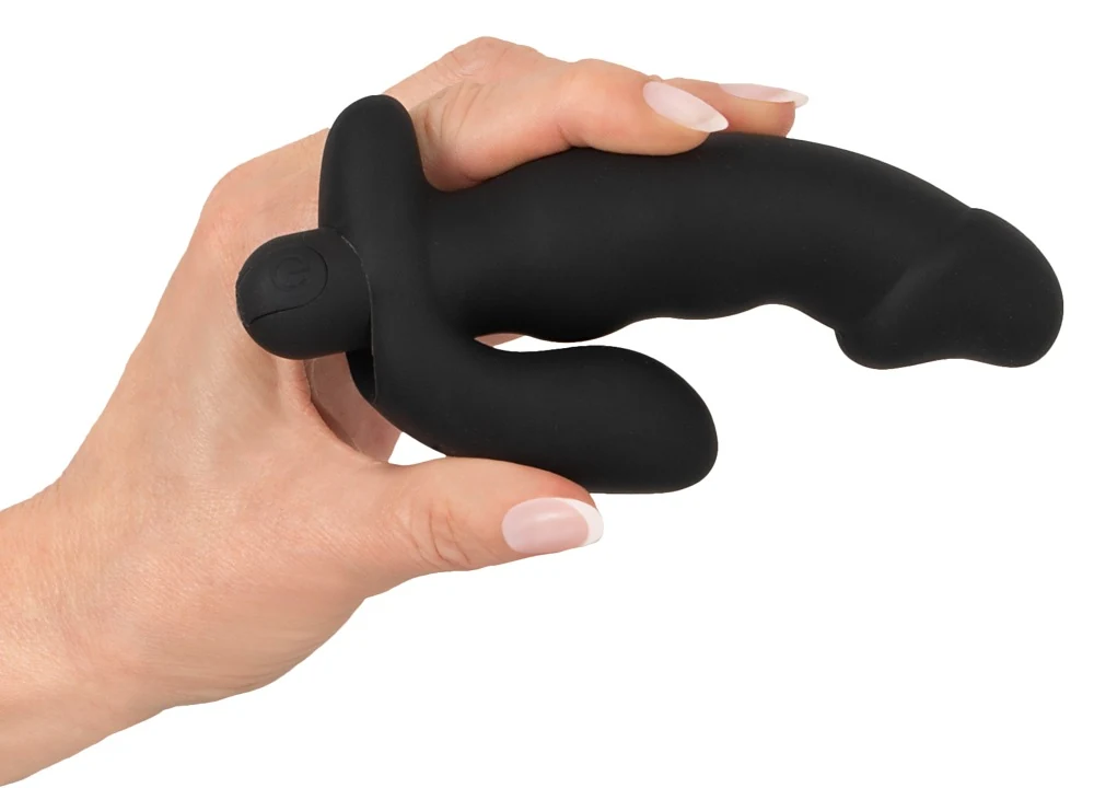 ANOS Cock Shaped Butt Plug with Vibration 14 cm anal toy
